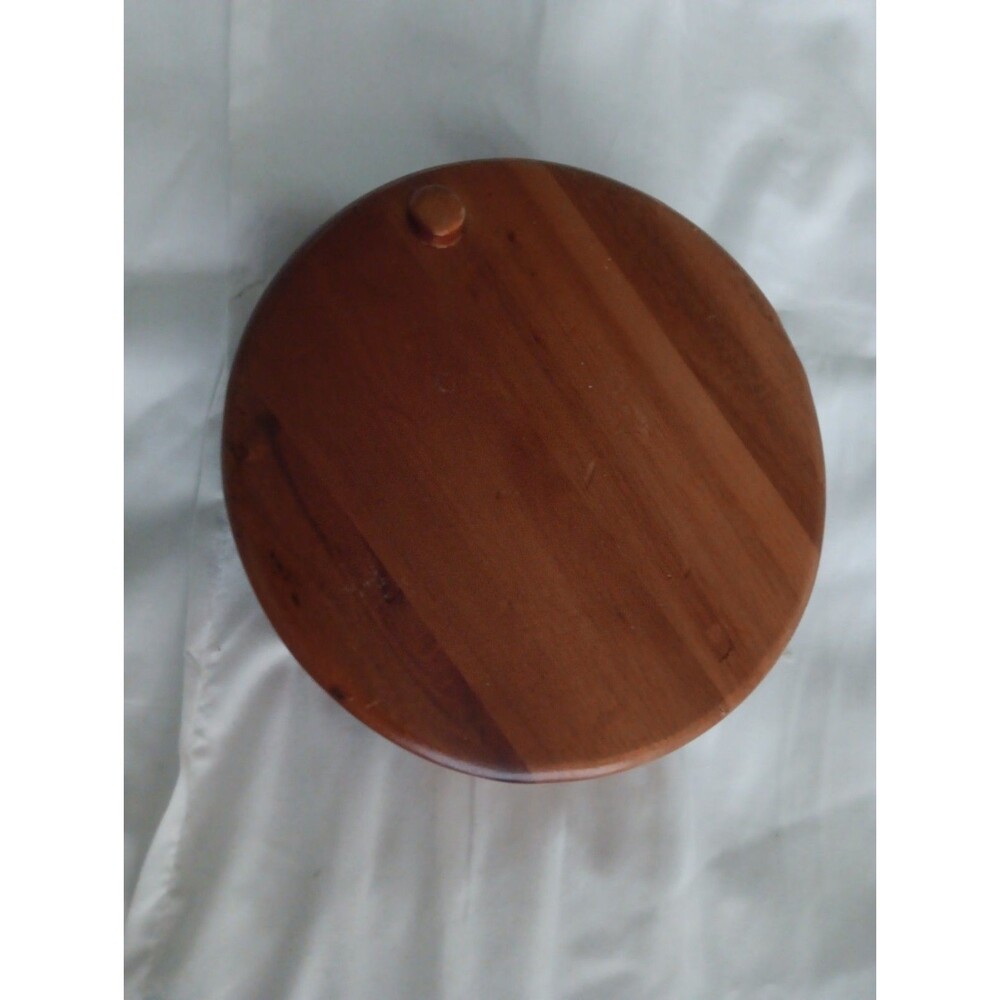 Paula Deen Salt And Pepper Spice Box/2 Compartments/Wooden Hinged Top